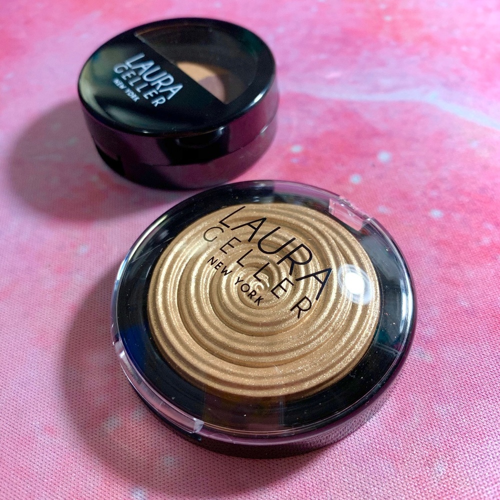 Laura Geller Makeup Set - highlighter and shadow